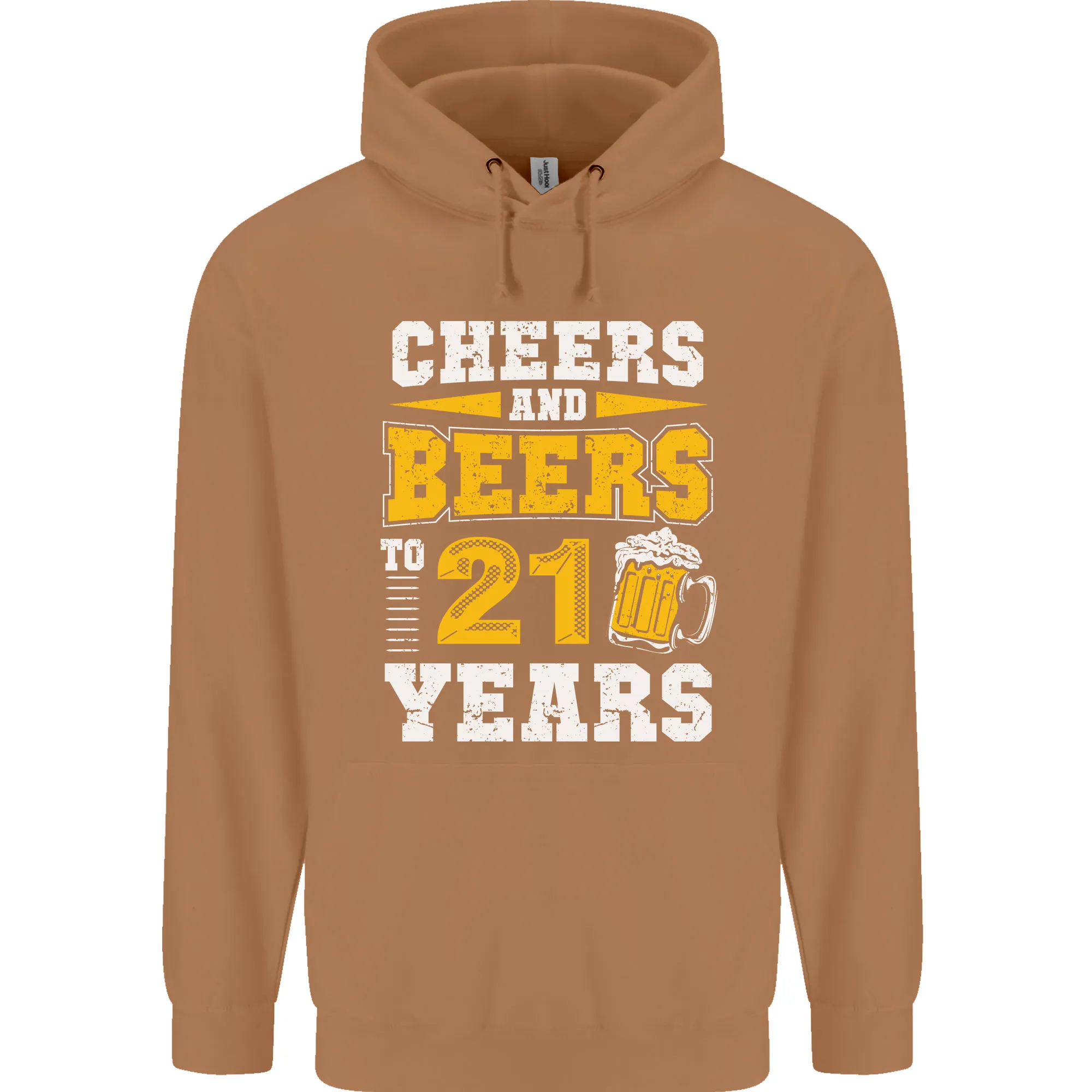 21st Birthday 21 Year Old Funny Alcohol Mens 80% Cotton Hoodie