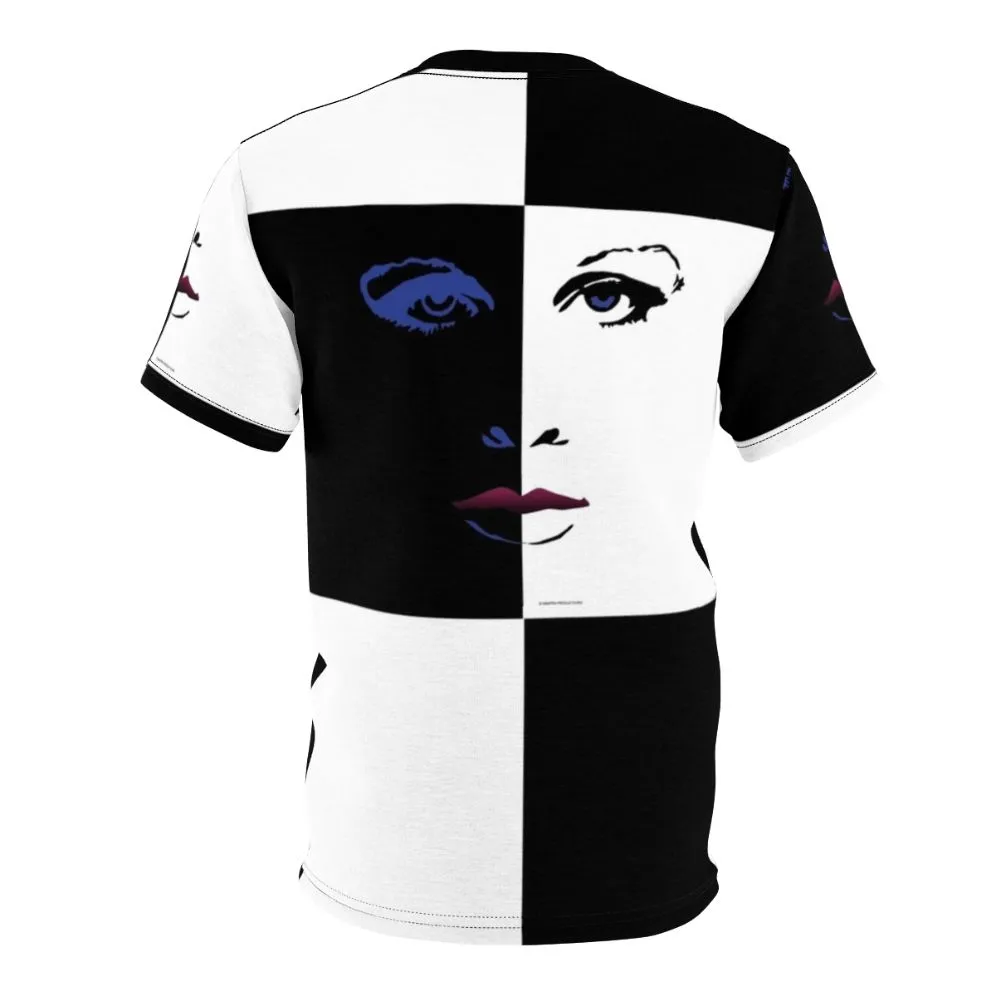 Abstract Graphic Asbill AOP T-shirt for Fans of Bill Potts, Prince, and The Pilot