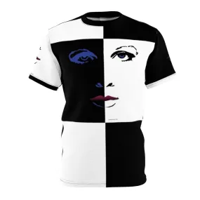 Abstract Graphic Asbill AOP T-shirt for Fans of Bill Potts, Prince, and The Pilot