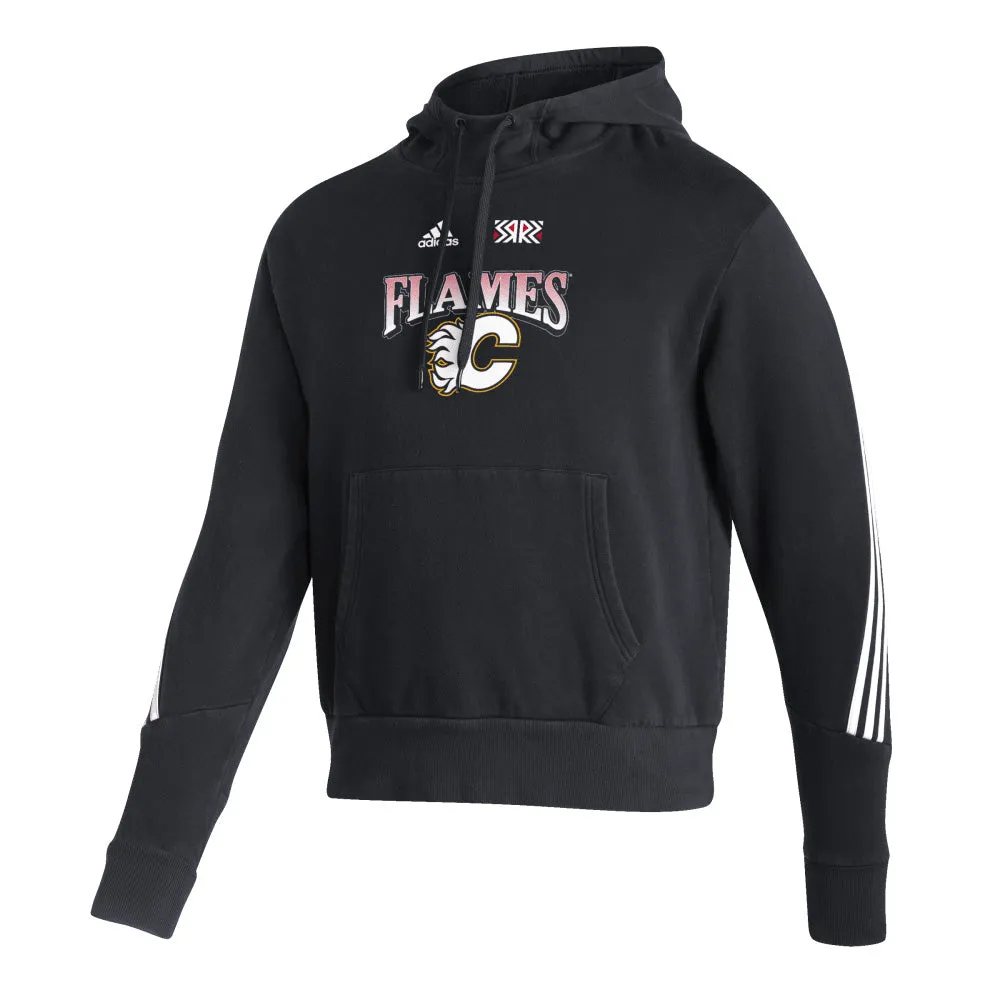 ADIDAS ADULT CALGARY FLAMES REVERSE RETRO 2.0 PULLOVER HOODIE