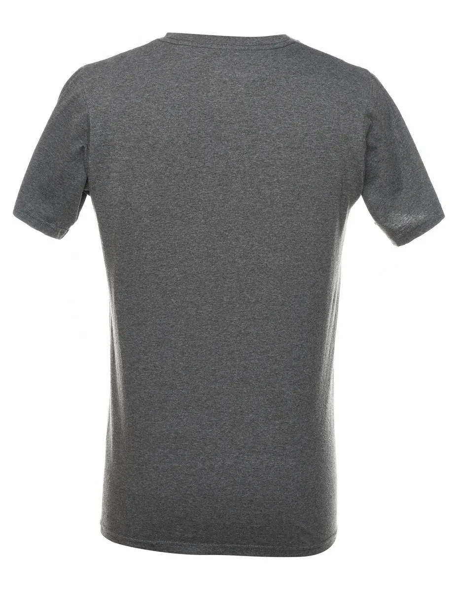 Adidas Grey Printed T-shirt - S