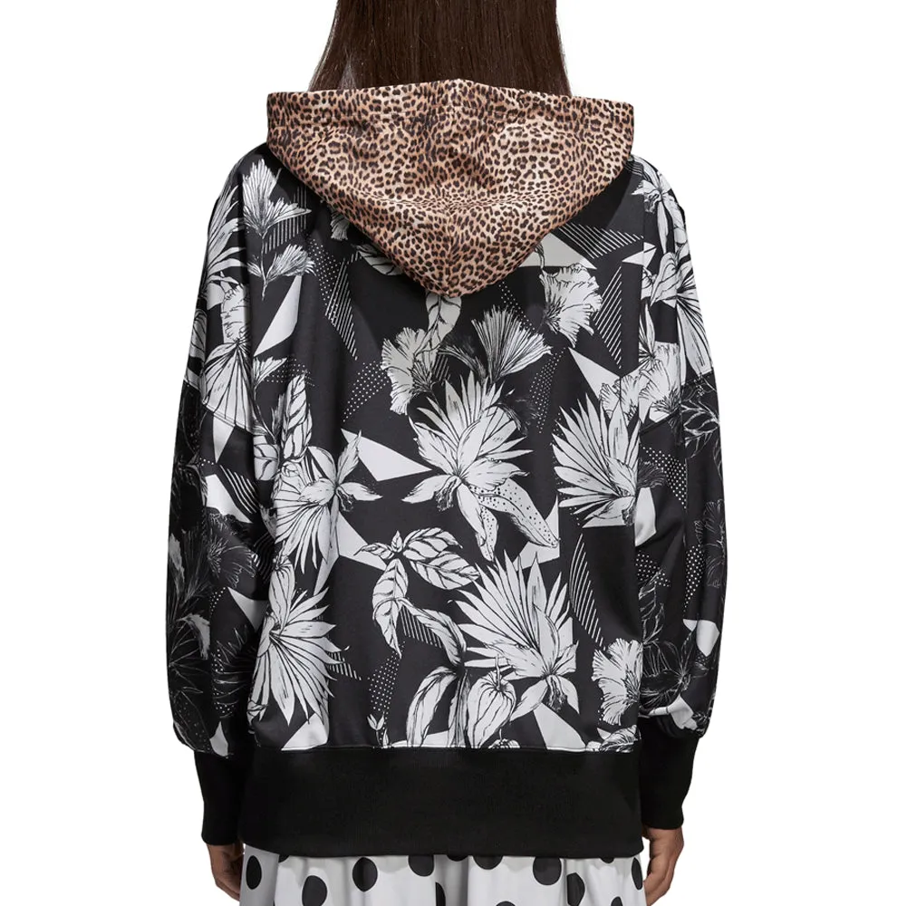 Adidas Originals Farm Print Women's Pullover Hoodie Black/Multicolor