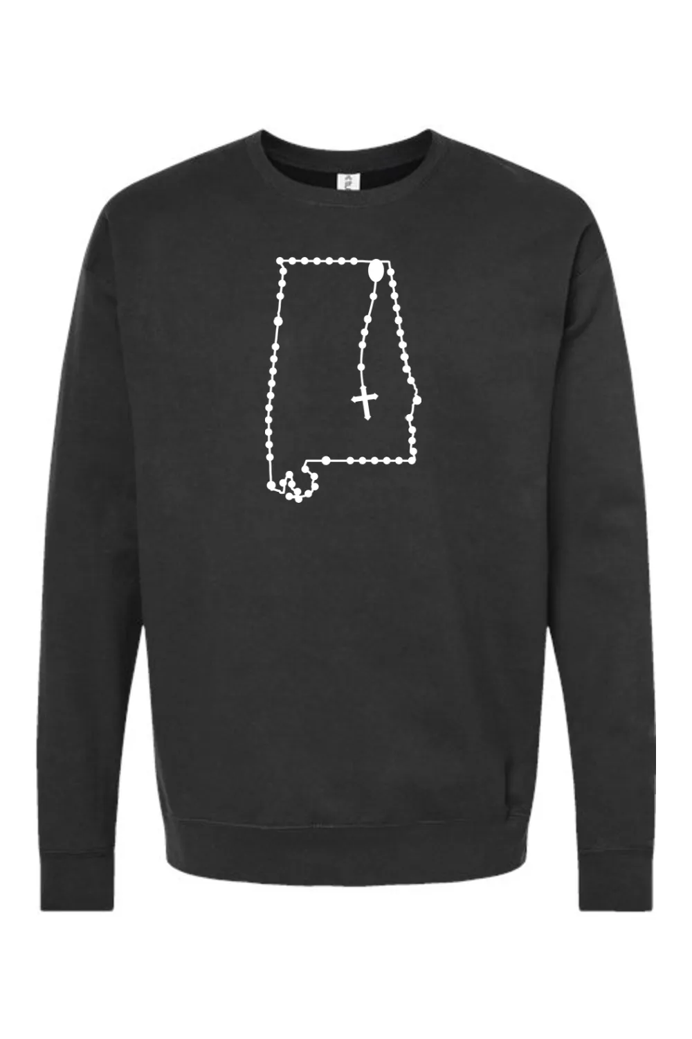 Alabama Catholic Rosary Crewneck Sweatshirt