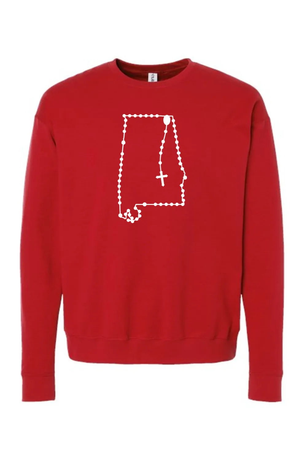 Alabama Catholic Rosary Crewneck Sweatshirt