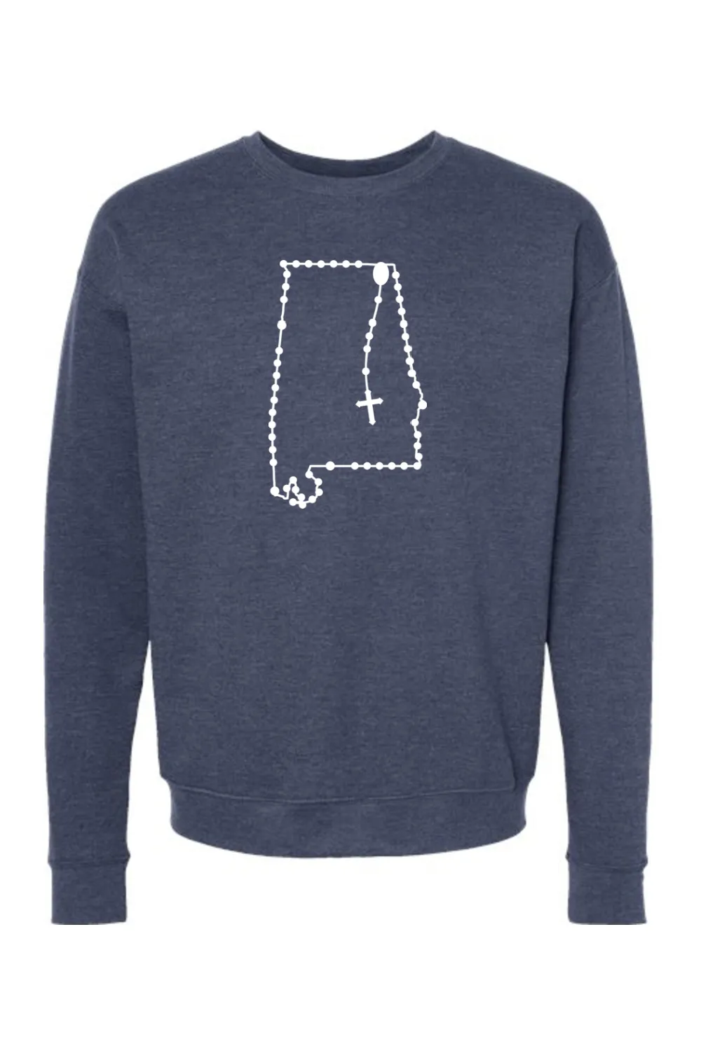 Alabama Catholic Rosary Crewneck Sweatshirt