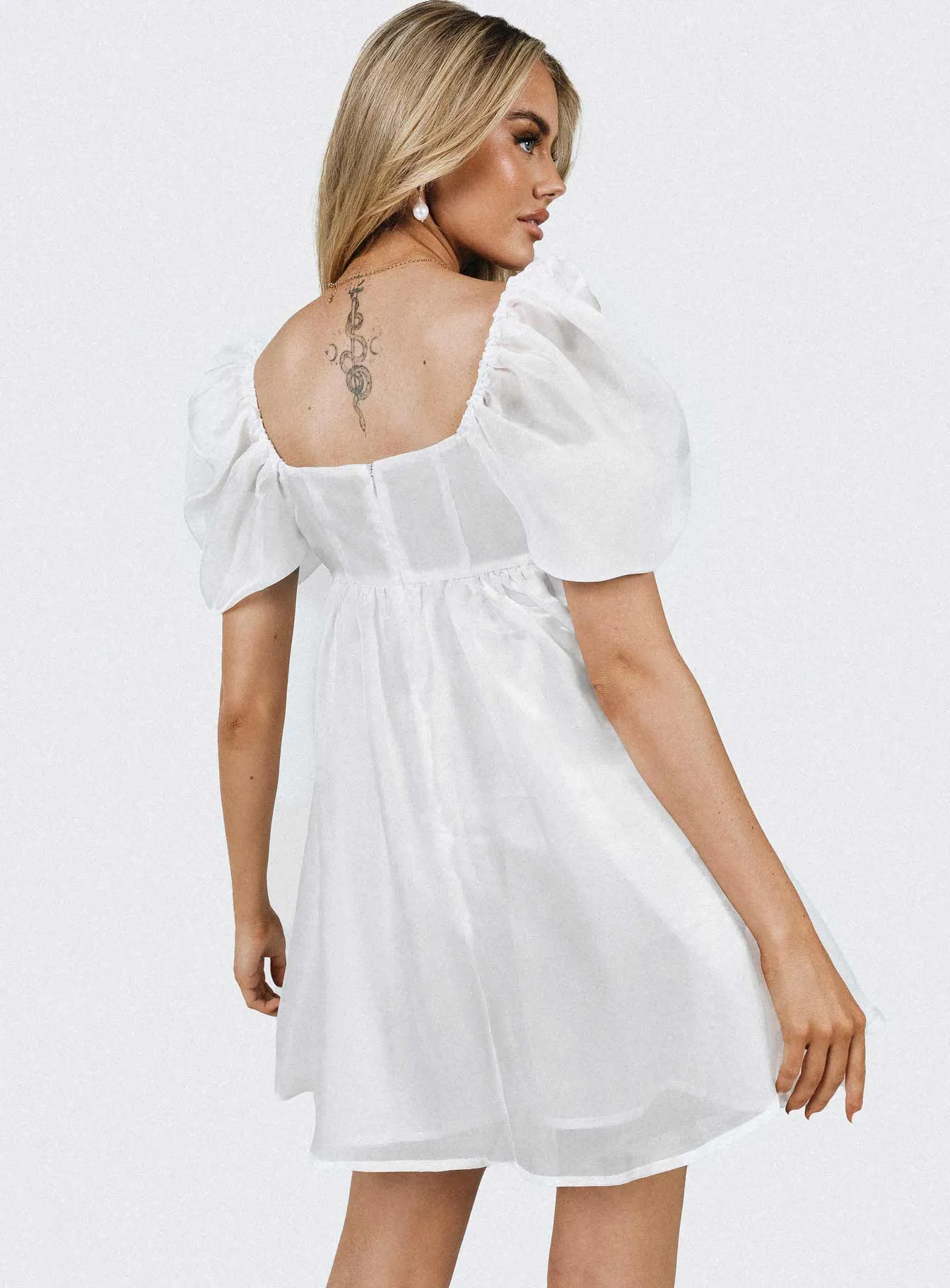 Alaya Mini Dress White