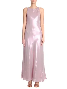 Alberta Ferretti Shimmery Sleeveless Dress