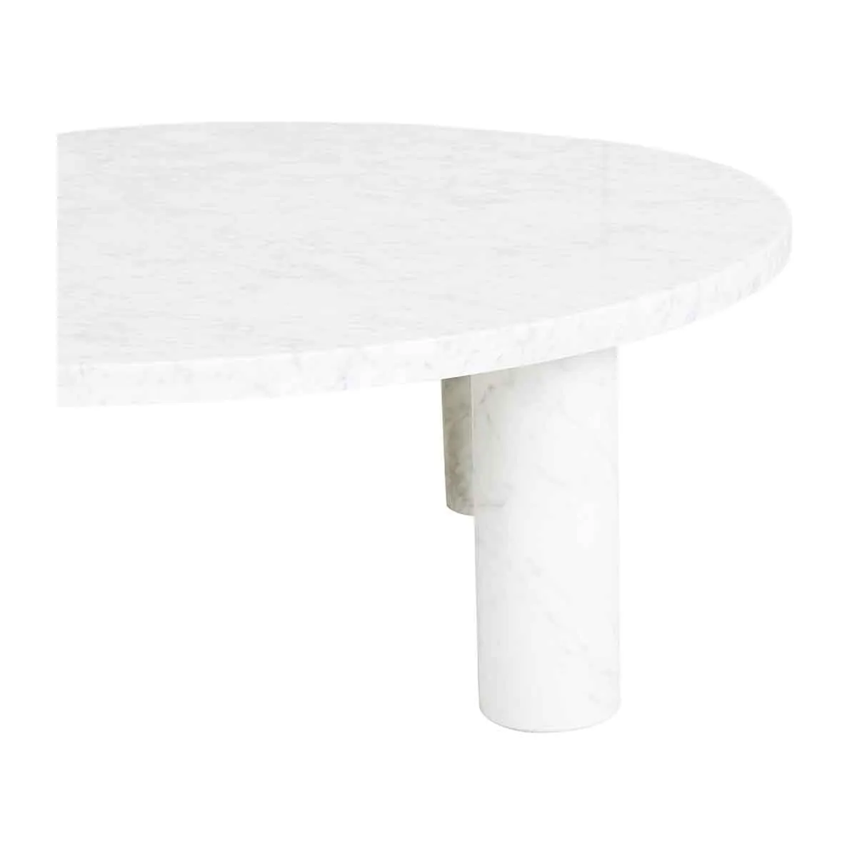 Amara Round Leg Marble Coffee Table