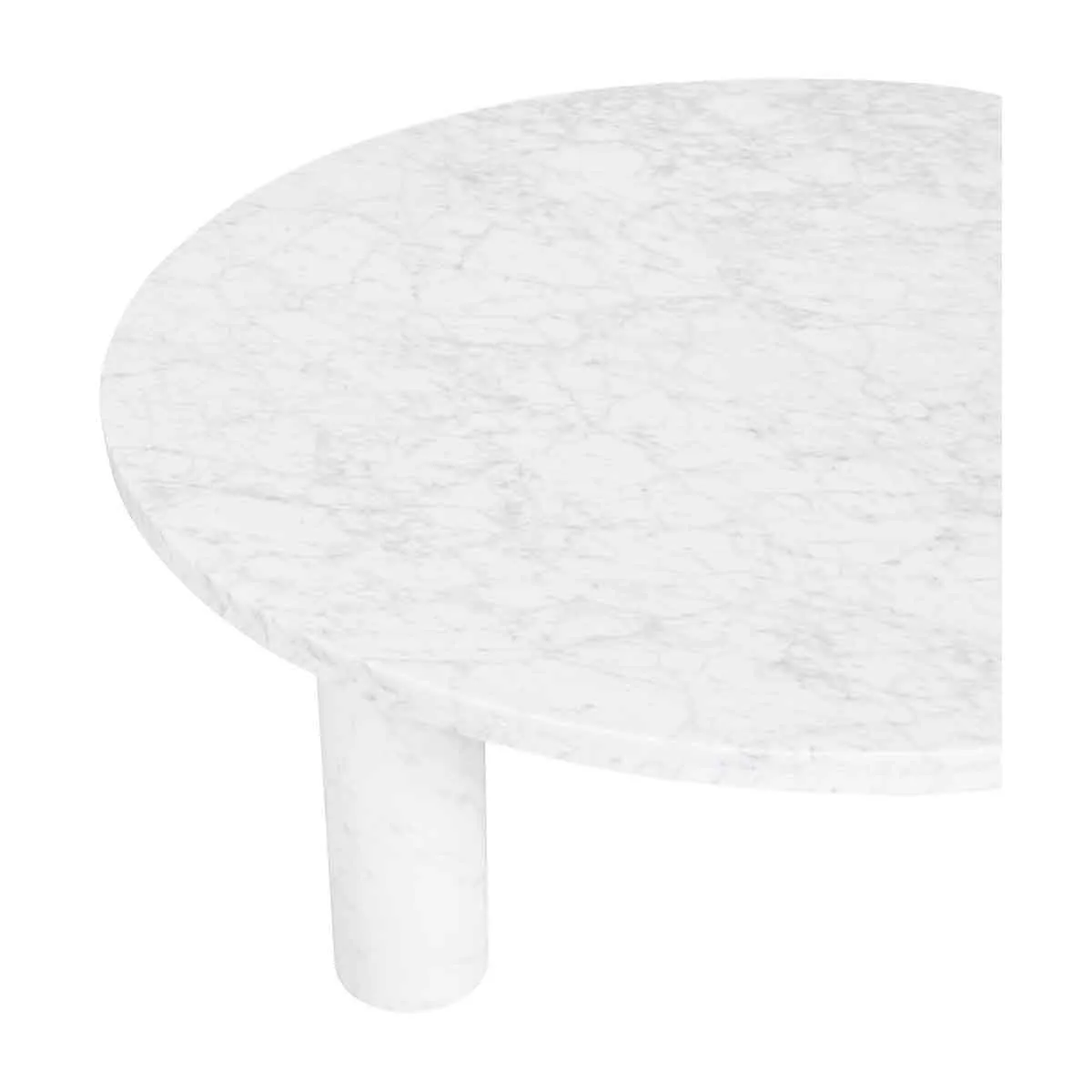 Amara Round Leg Marble Coffee Table