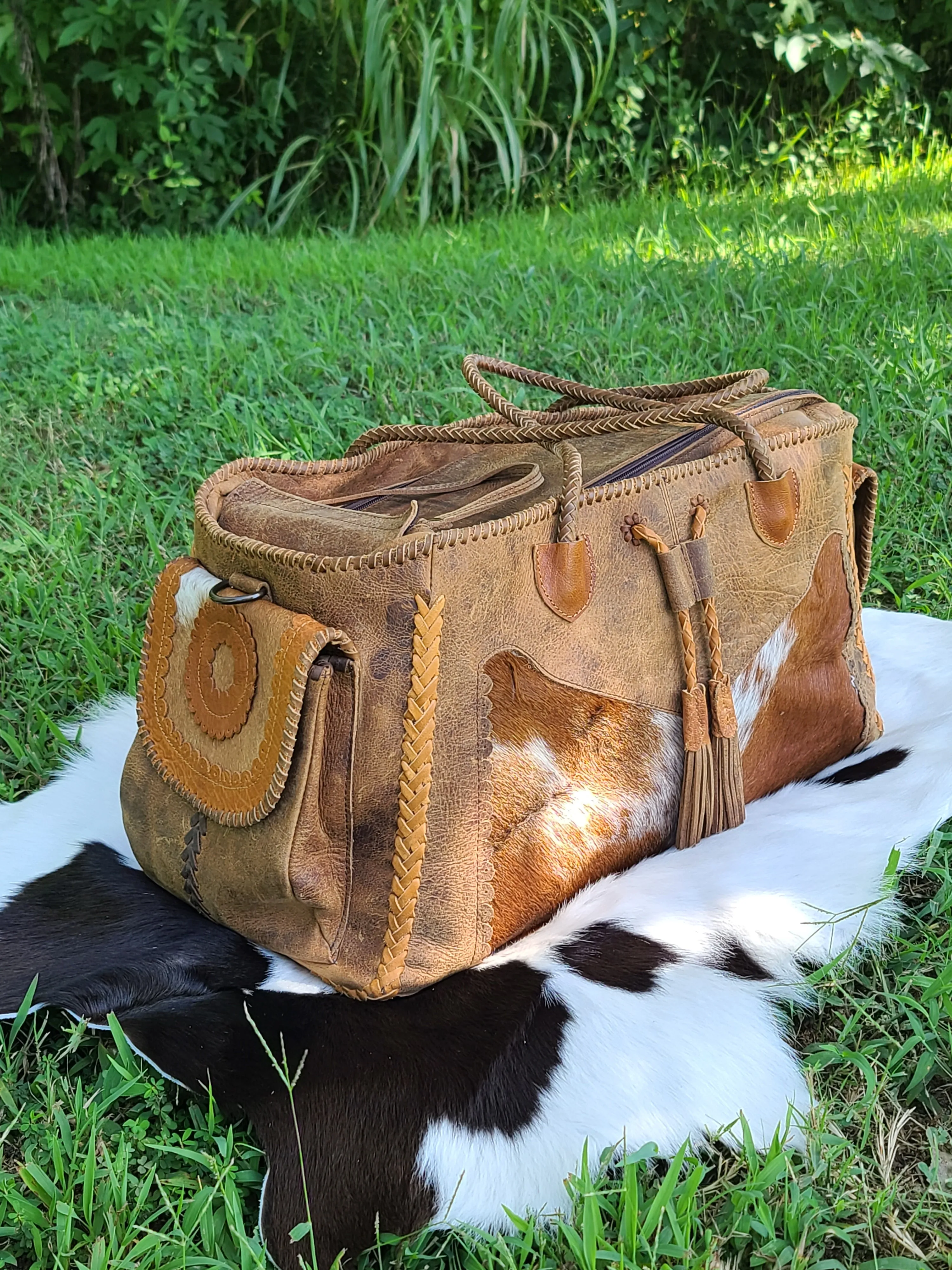 American Darling Cowhide Duffle