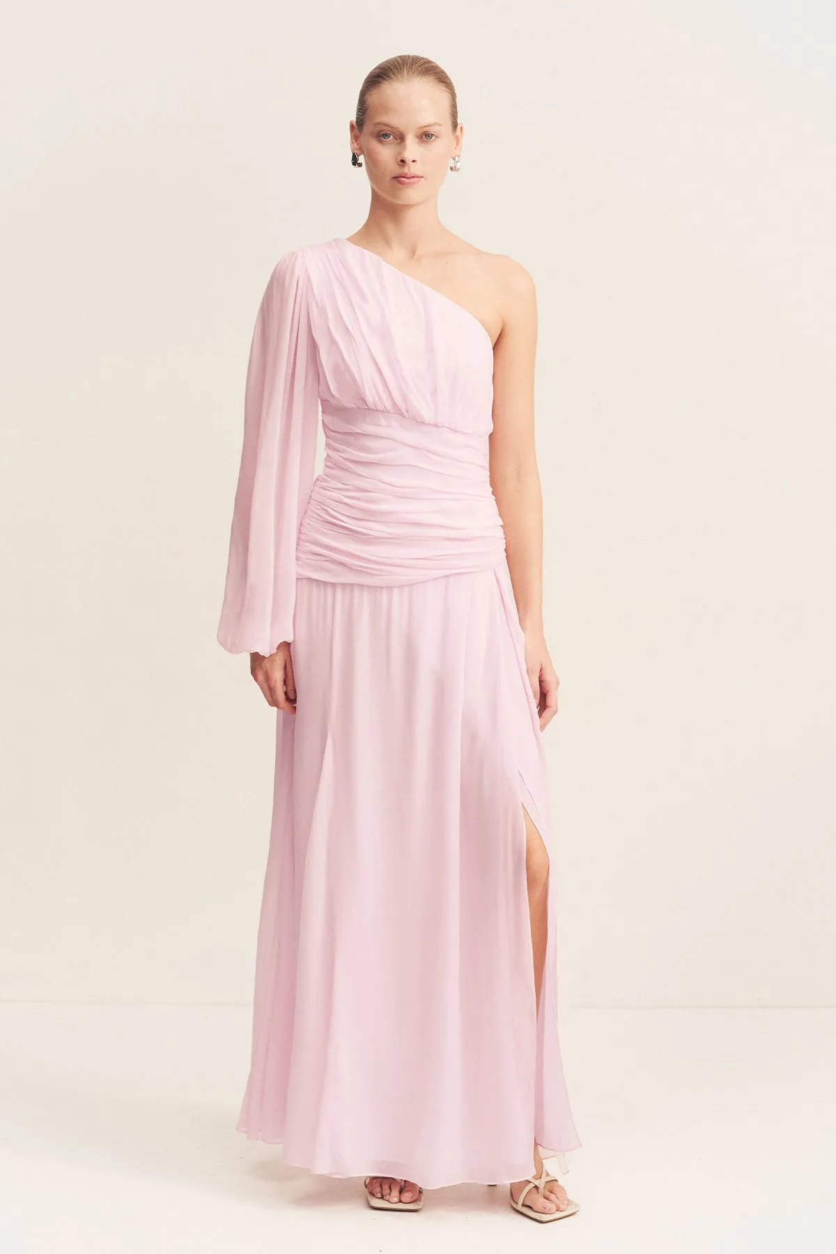 AMINA SIDE SPLIT MAXI DRESS - FAIRYFLOSS