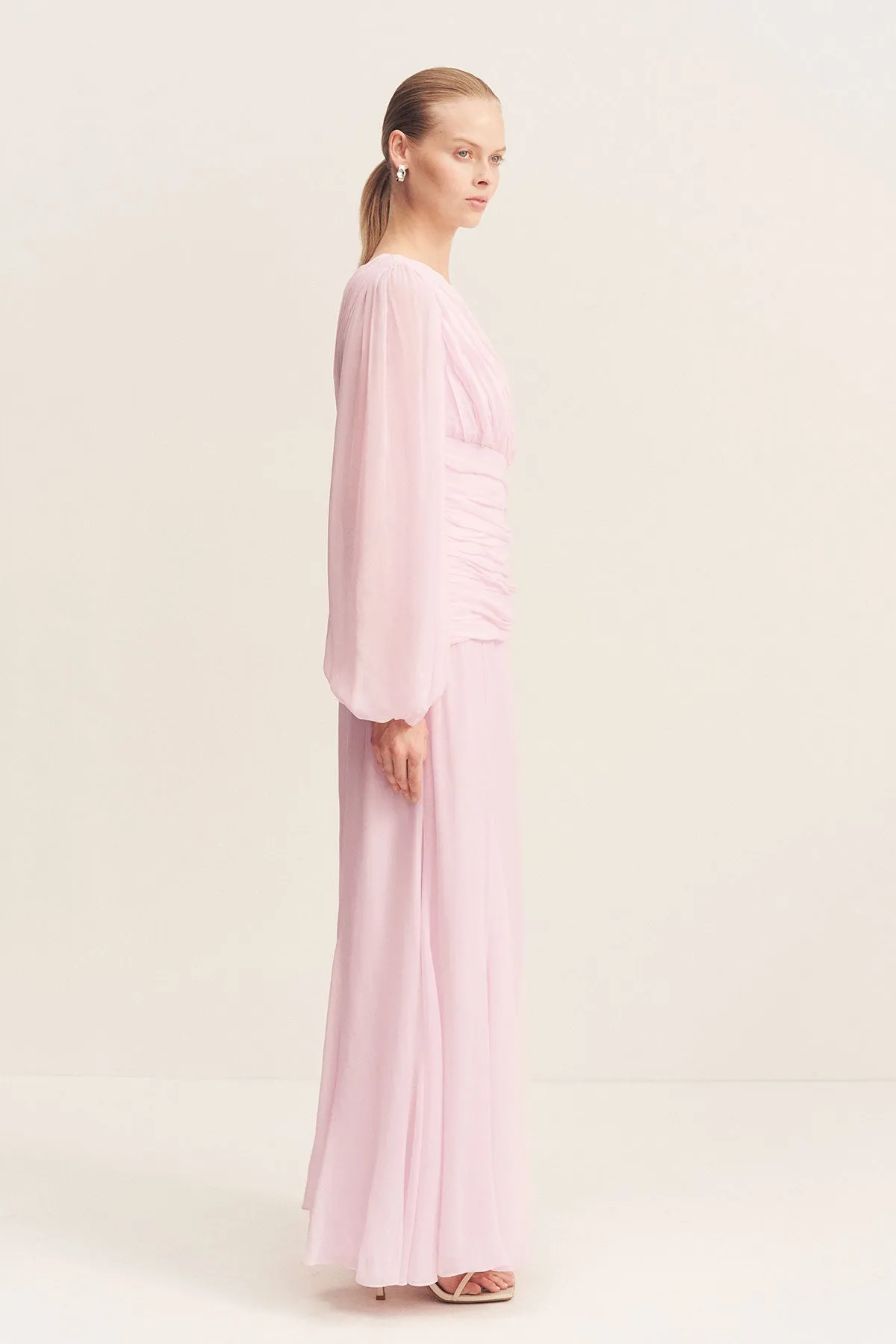 AMINA SIDE SPLIT MAXI DRESS - FAIRYFLOSS