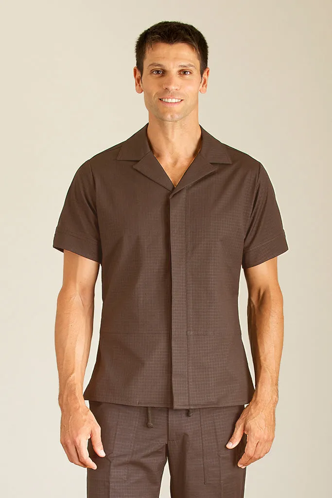 Antares Men's Spa Tunic Brown