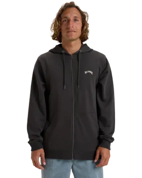 Arch Zip Hoodie in Raven