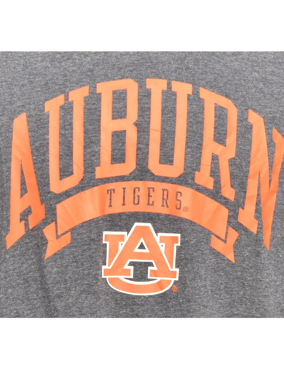 Auburn Tigers Football Grey Champion Sports T-shirt - L