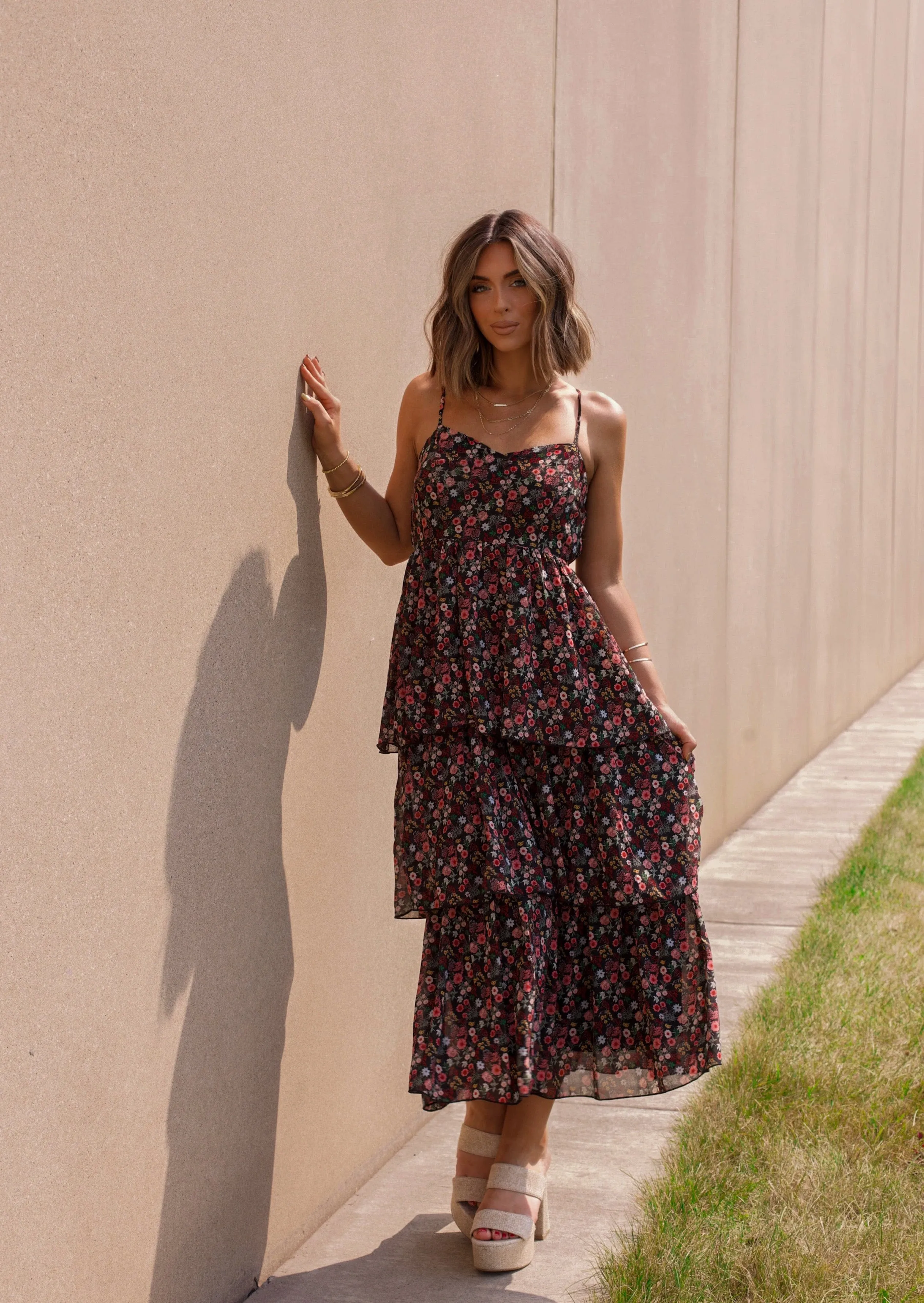 Autumn Occasion Maxi Dress