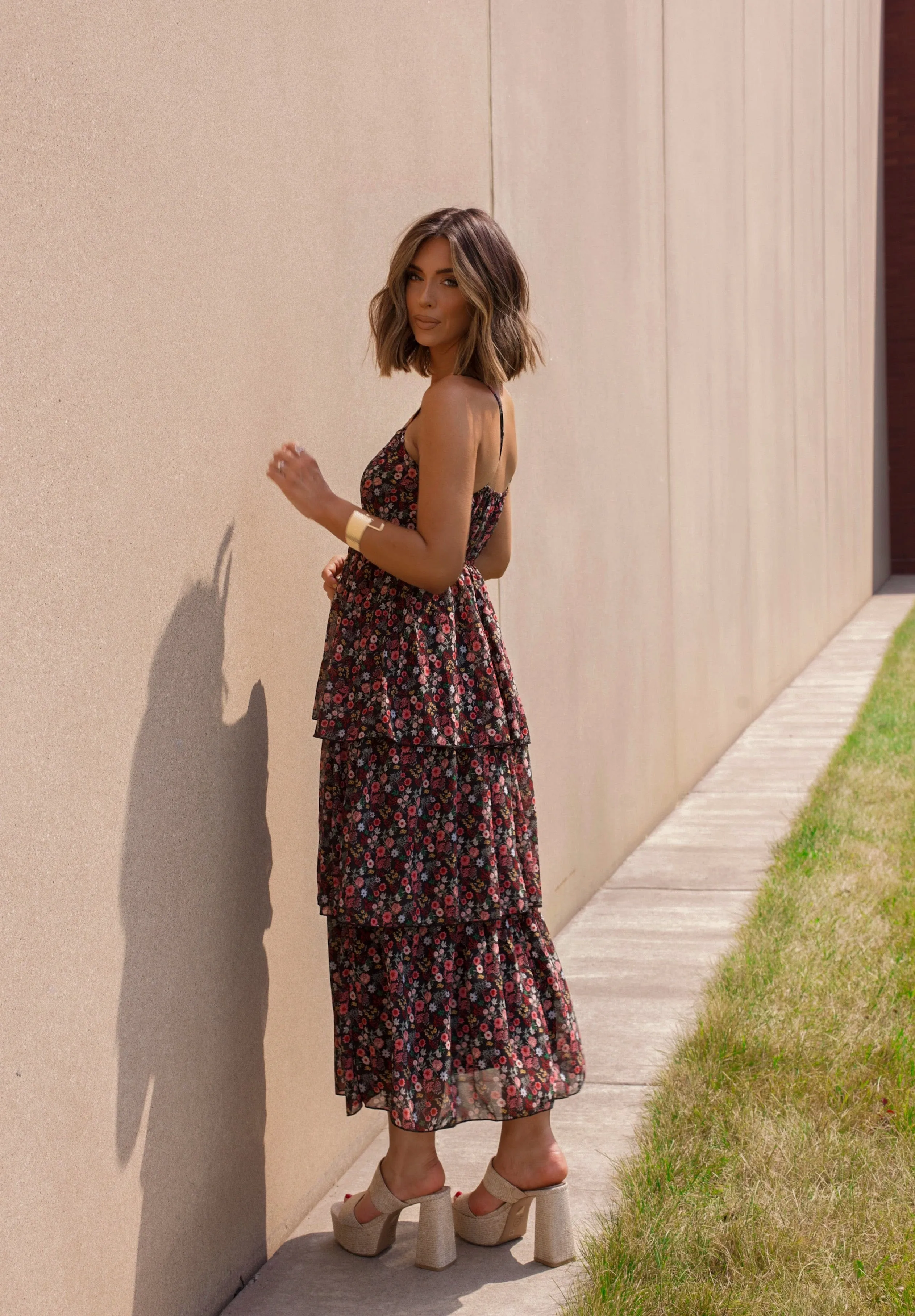 Autumn Occasion Maxi Dress