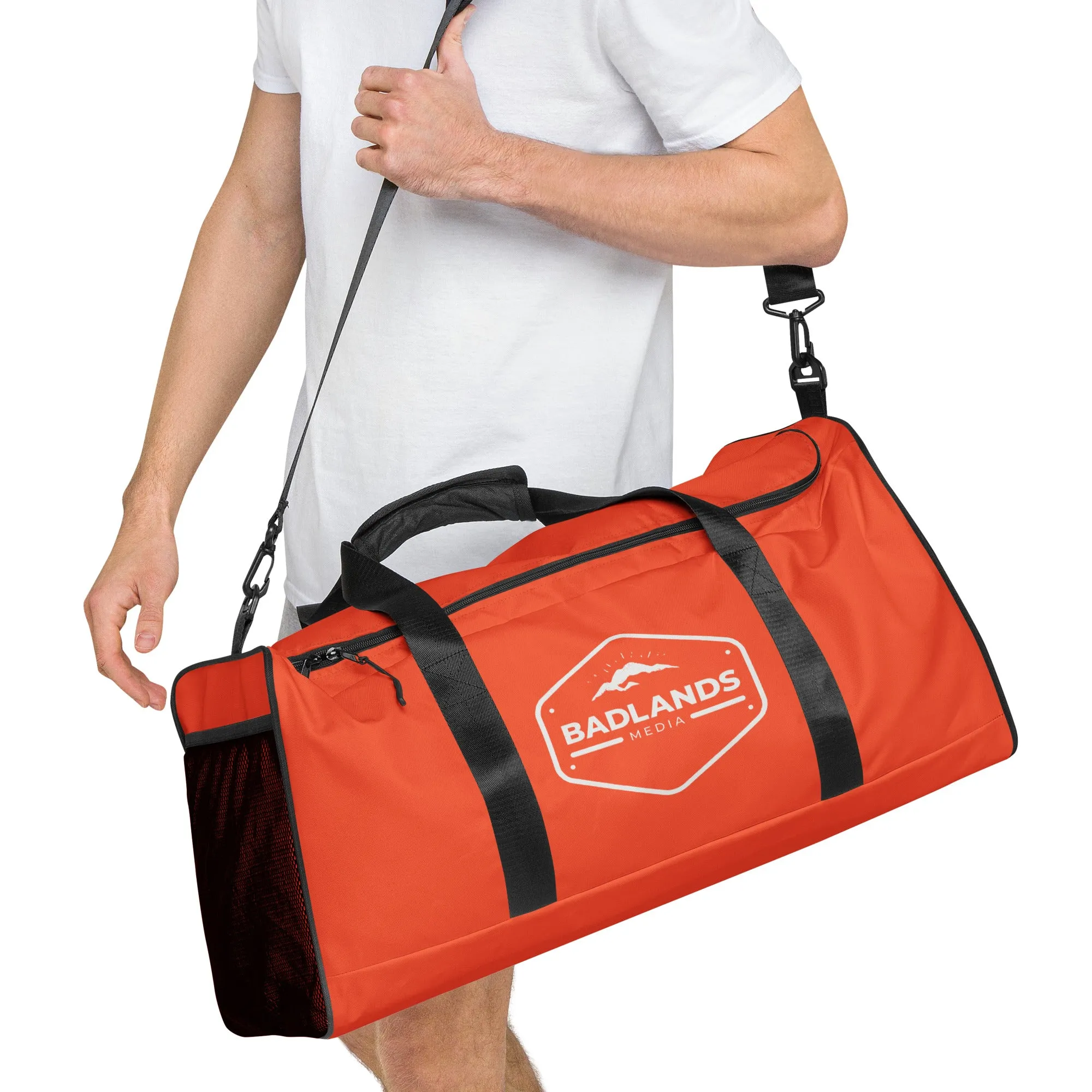 Badlands Extra Large Duffle Bag in electric orange