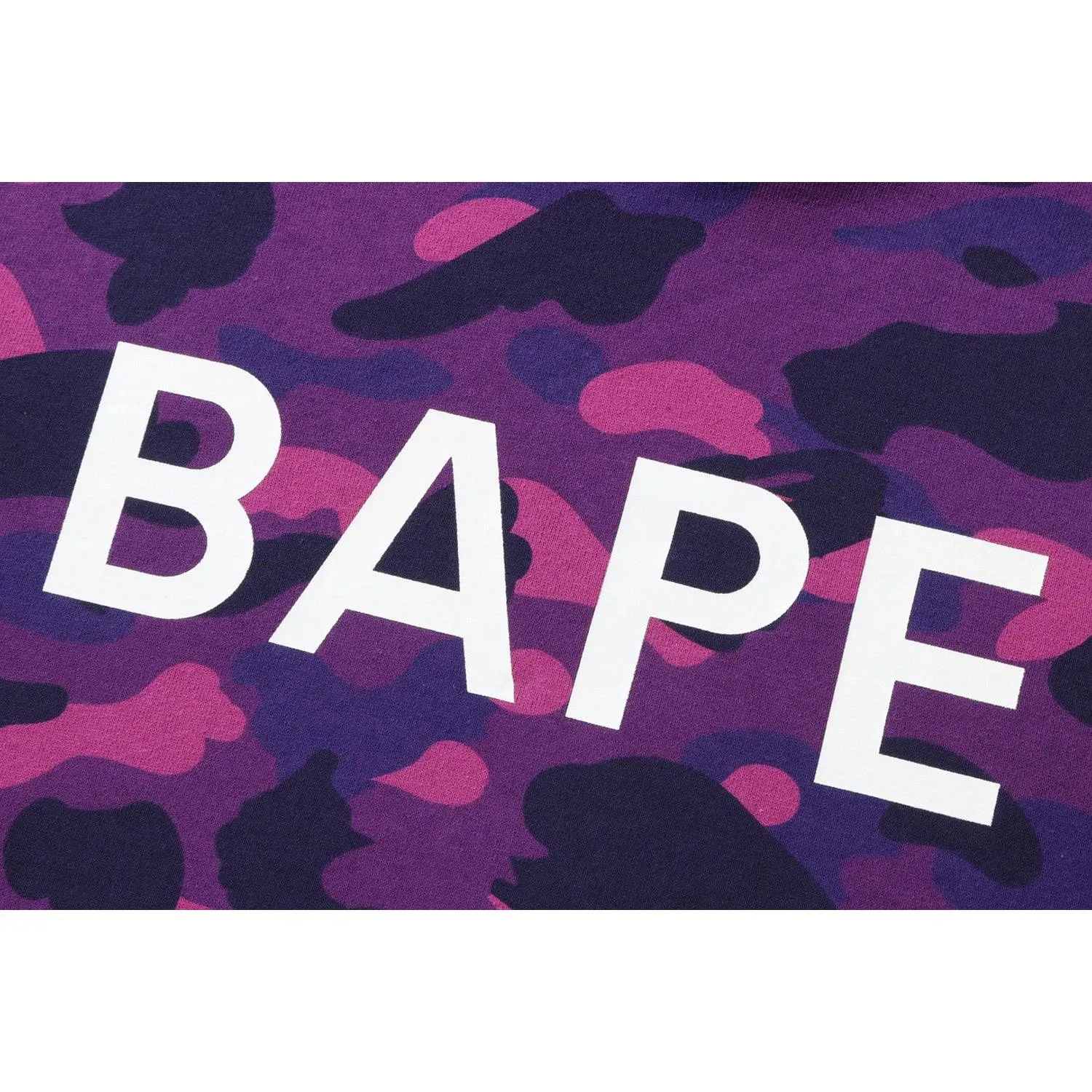 BAPE “Color Camo” Pullover Hoodie Purple