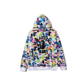 BAPE “Multi-Color Camo College” Pullover White