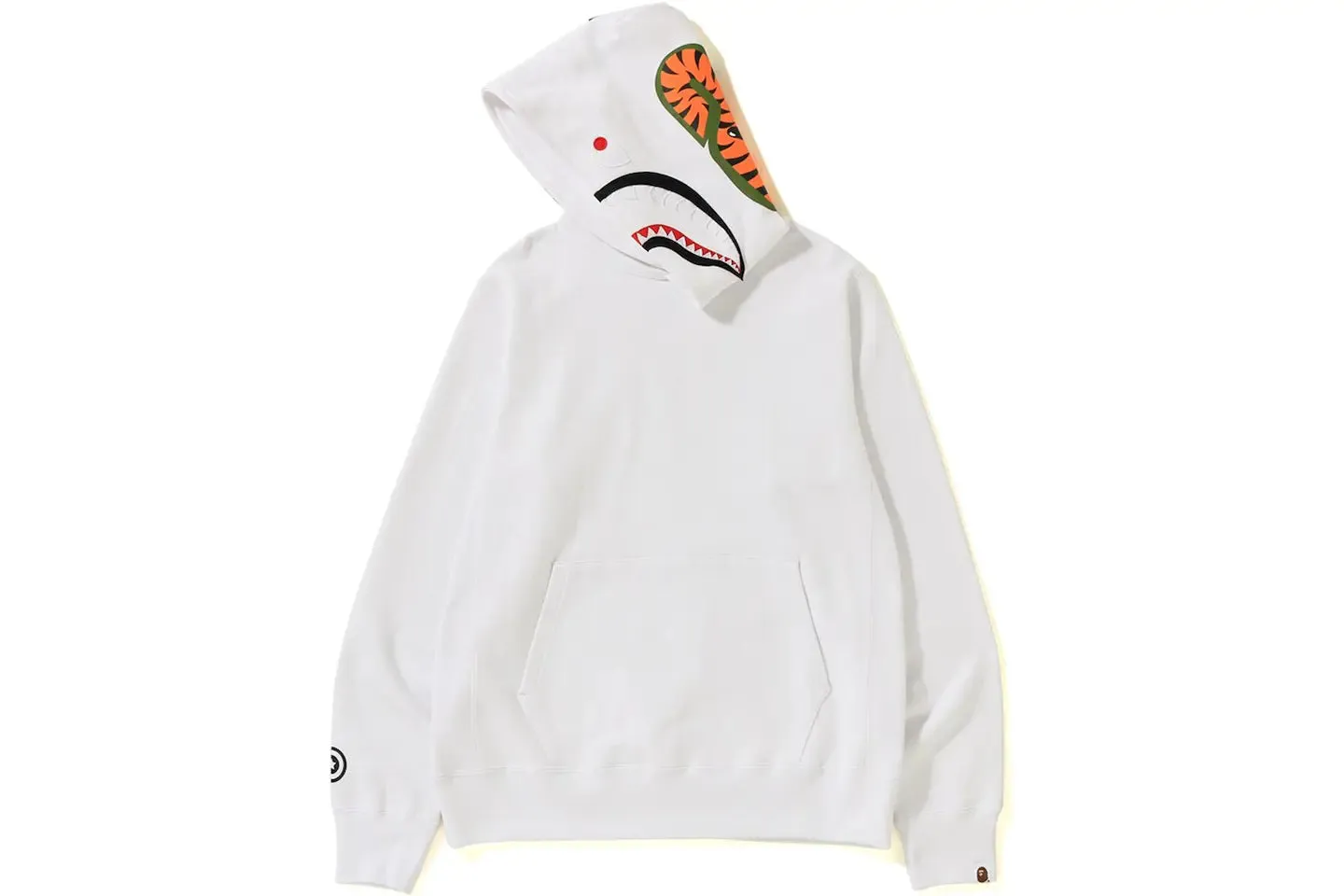 Bape “Shark” Pullover Hoodie White