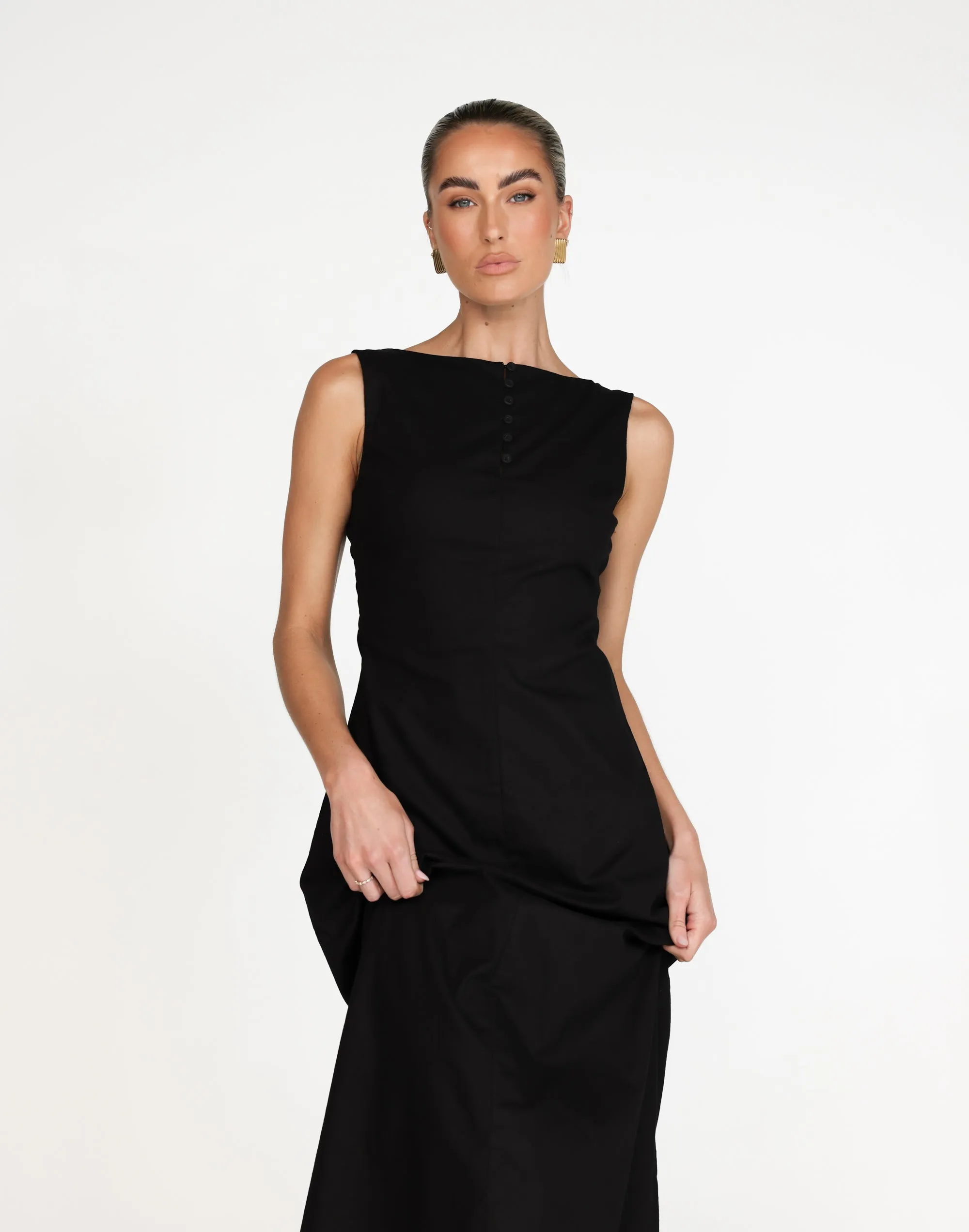 Basira Maxi Dress (Black)