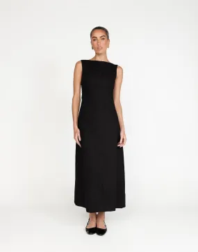 Basira Maxi Dress (Black)