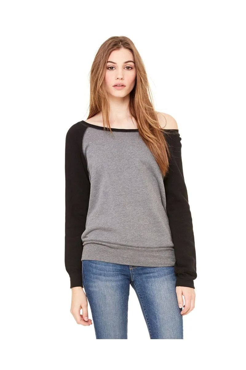 Bella Canvas 7501: Ladies' Sponge Fleece Wide Neck Sweatshirt