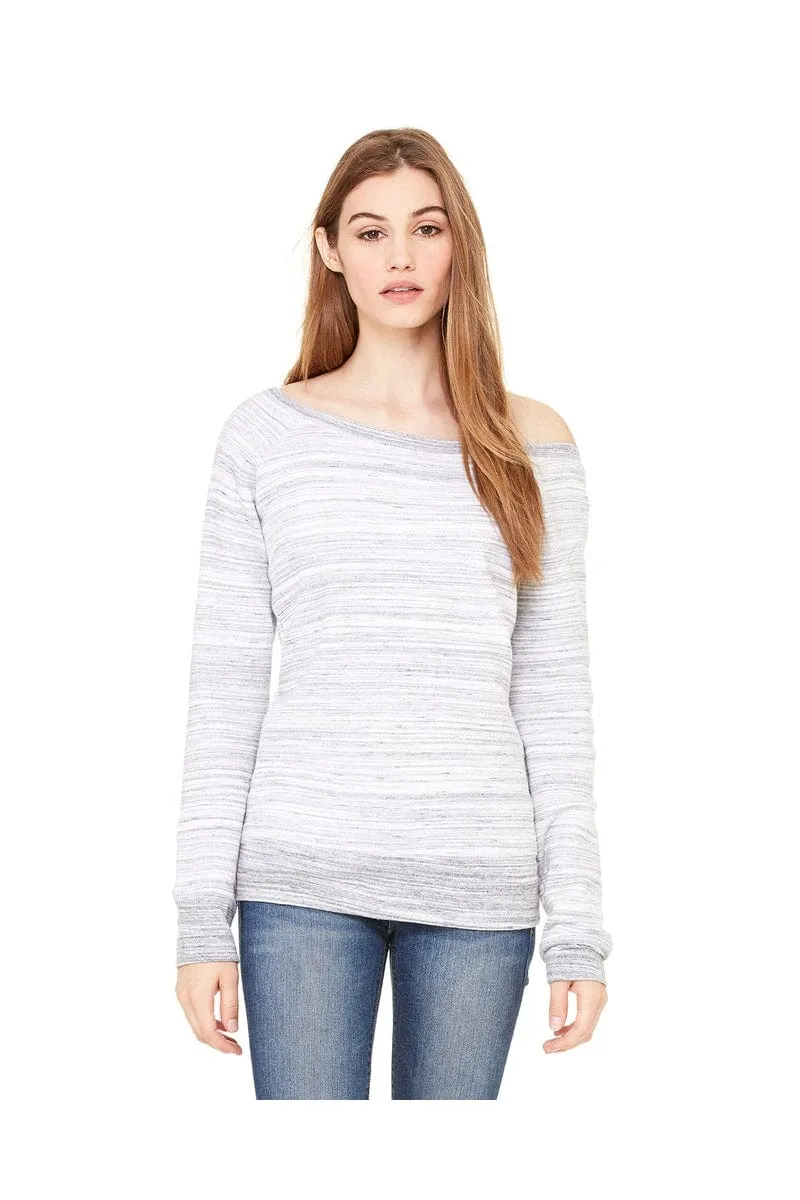 Bella Canvas 7501: Ladies' Sponge Fleece Wide Neck Sweatshirt