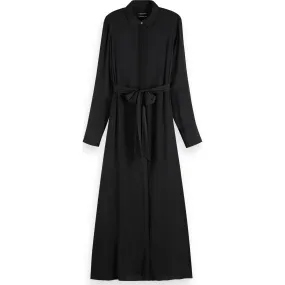 Belted Maxi Dress (Black)