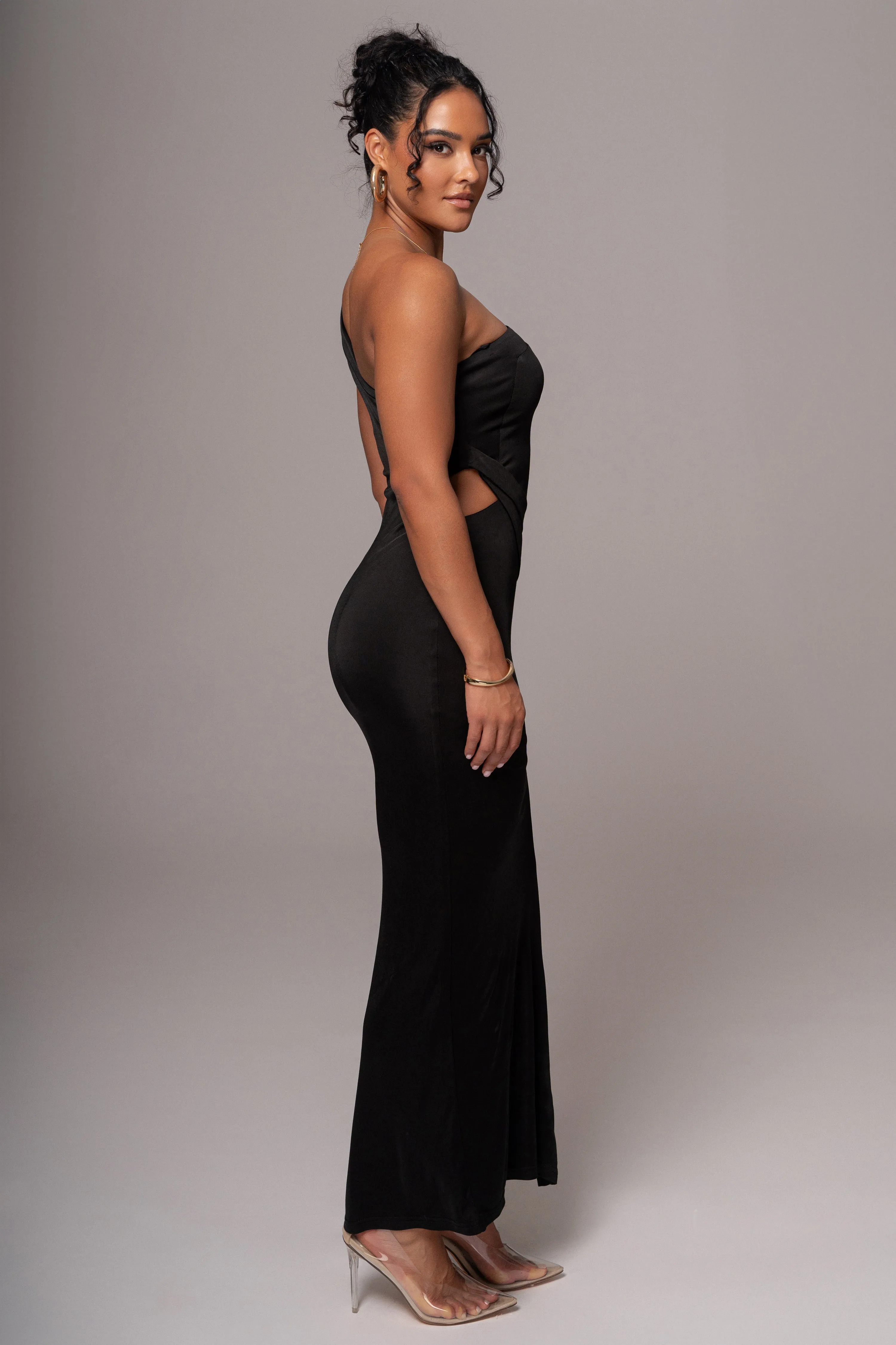 Black Surrey Maxi Dress