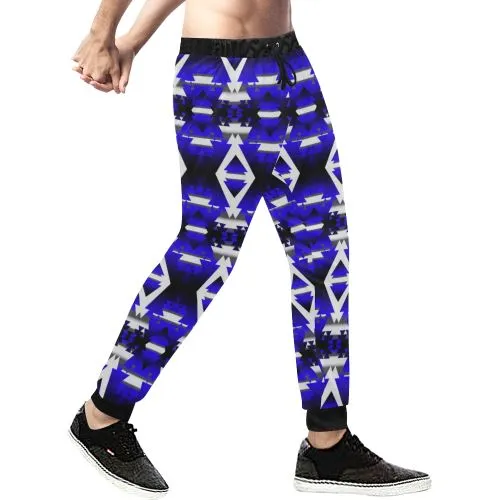 Blue Winter Camp Men's Sweatpants