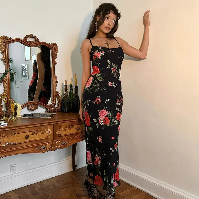 Bonnyshow Solomia Floral Maxi Dress