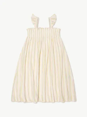 Bonpoint Girls Alexandra Maxi Dress in Ivory