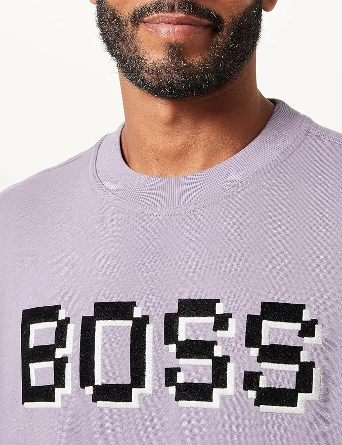 BOSS Pixel Logo Sweatshirt