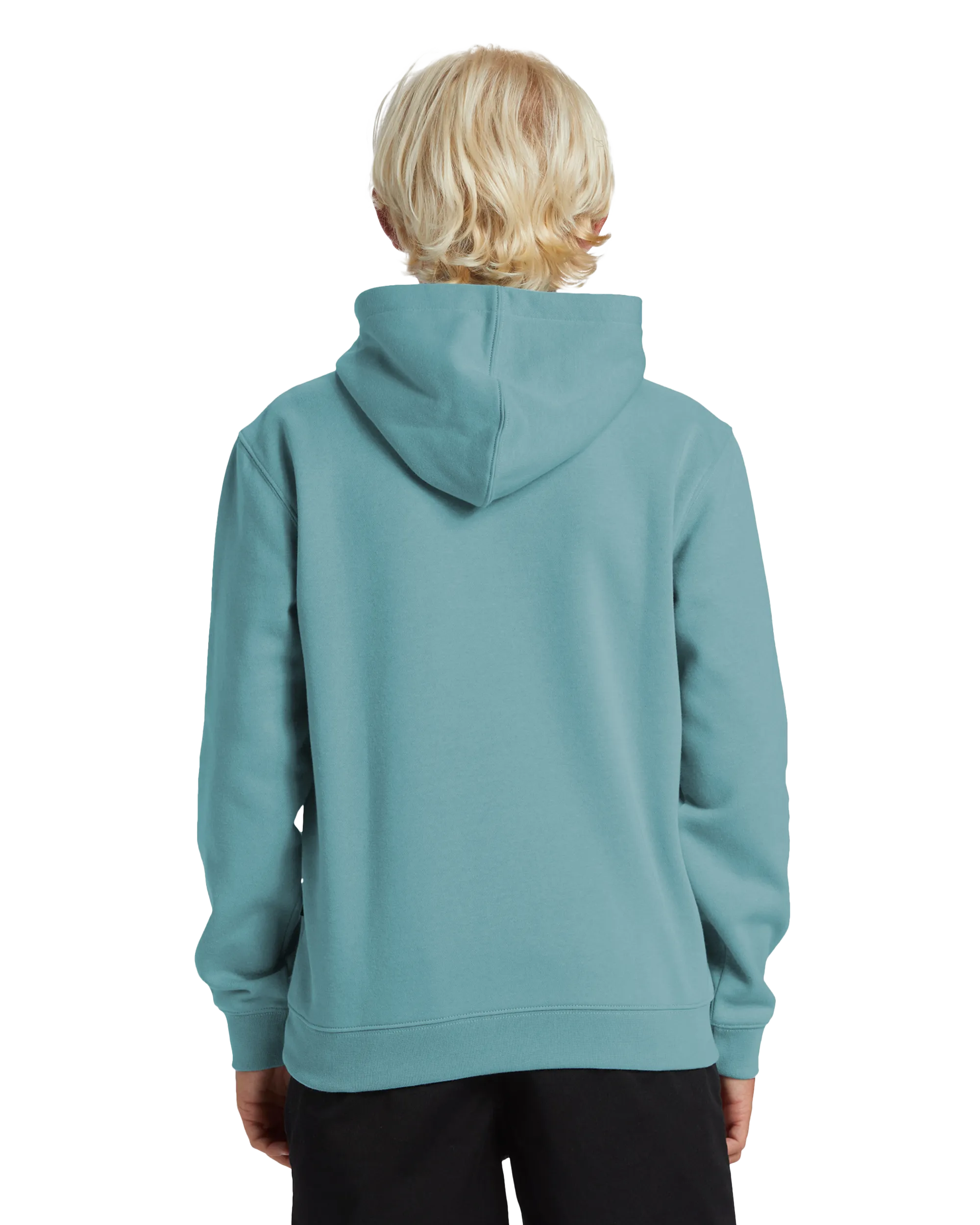 Boys Big Logo Hoodie in Marine Blue