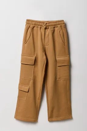 Boys Fleece Cargo Sweatpant