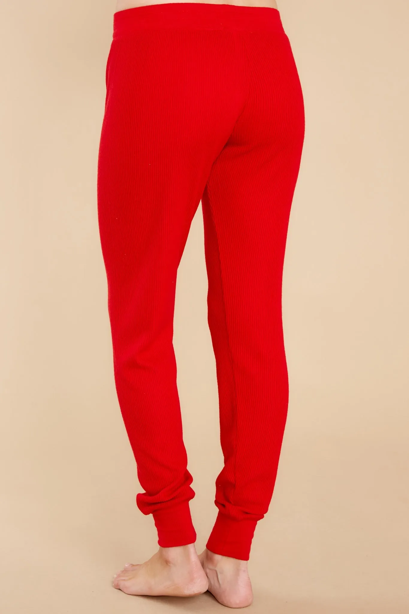 Brighten The Night Red Joggers