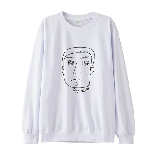 BTS Cartoon Drawing Sweatshirt