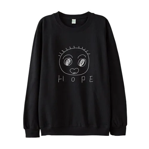 BTS Cartoon Drawing Sweatshirt