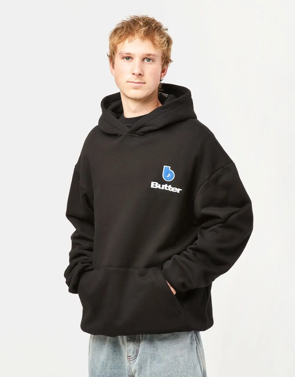 Butter Goods x Blue Note Finest Logo Pullover Hoodie - Black