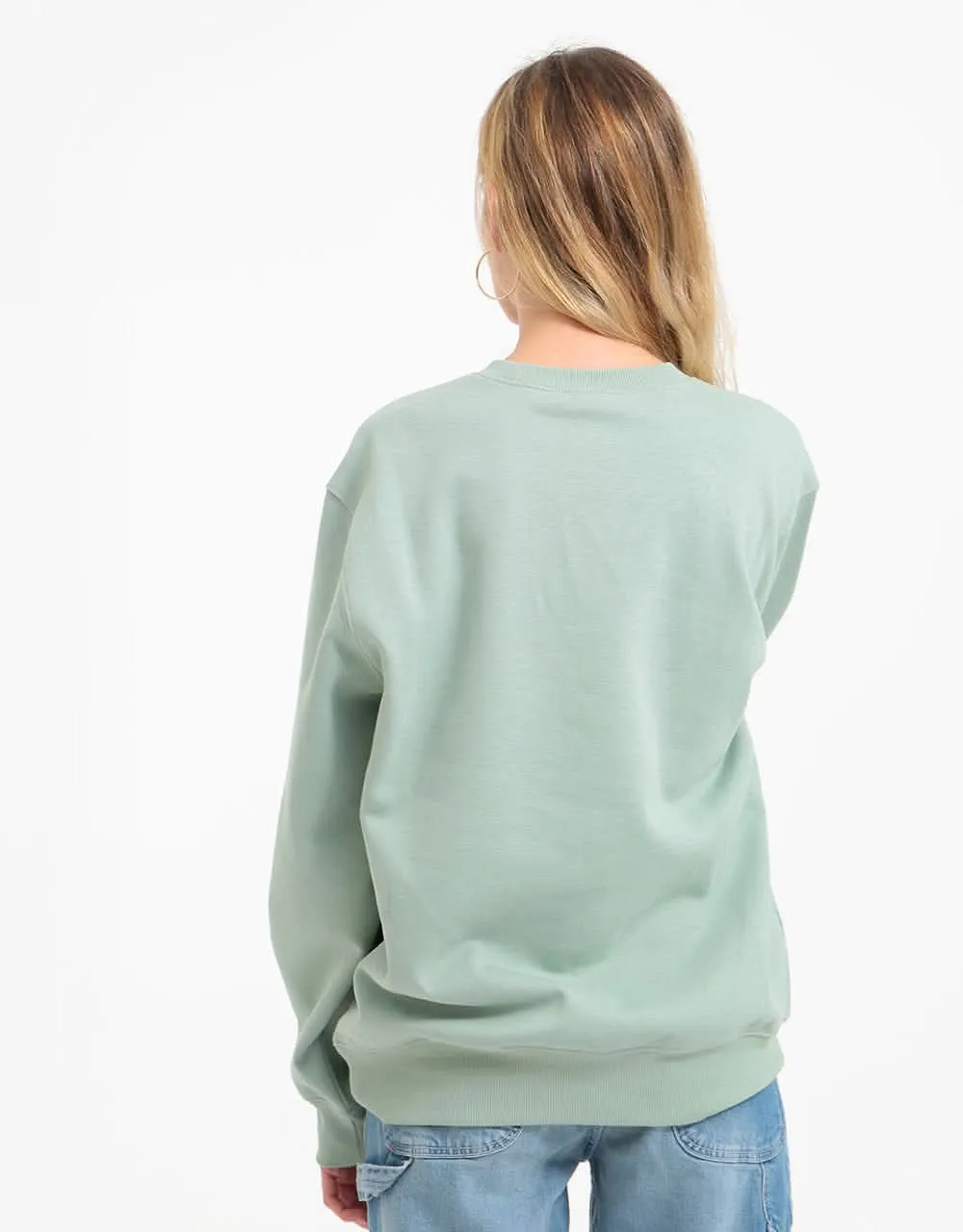 Carhartt WIP Womens Oversized Sweatshirt - Frosted Green