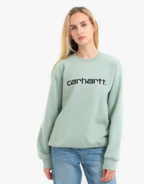 Carhartt WIP Womens Oversized Sweatshirt - Frosted Green