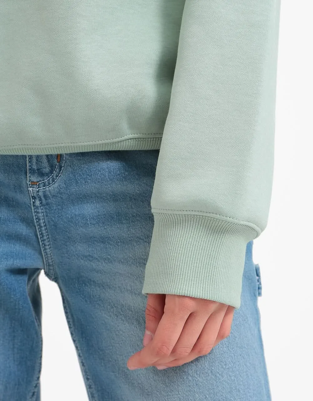 Carhartt WIP Womens Oversized Sweatshirt - Frosted Green