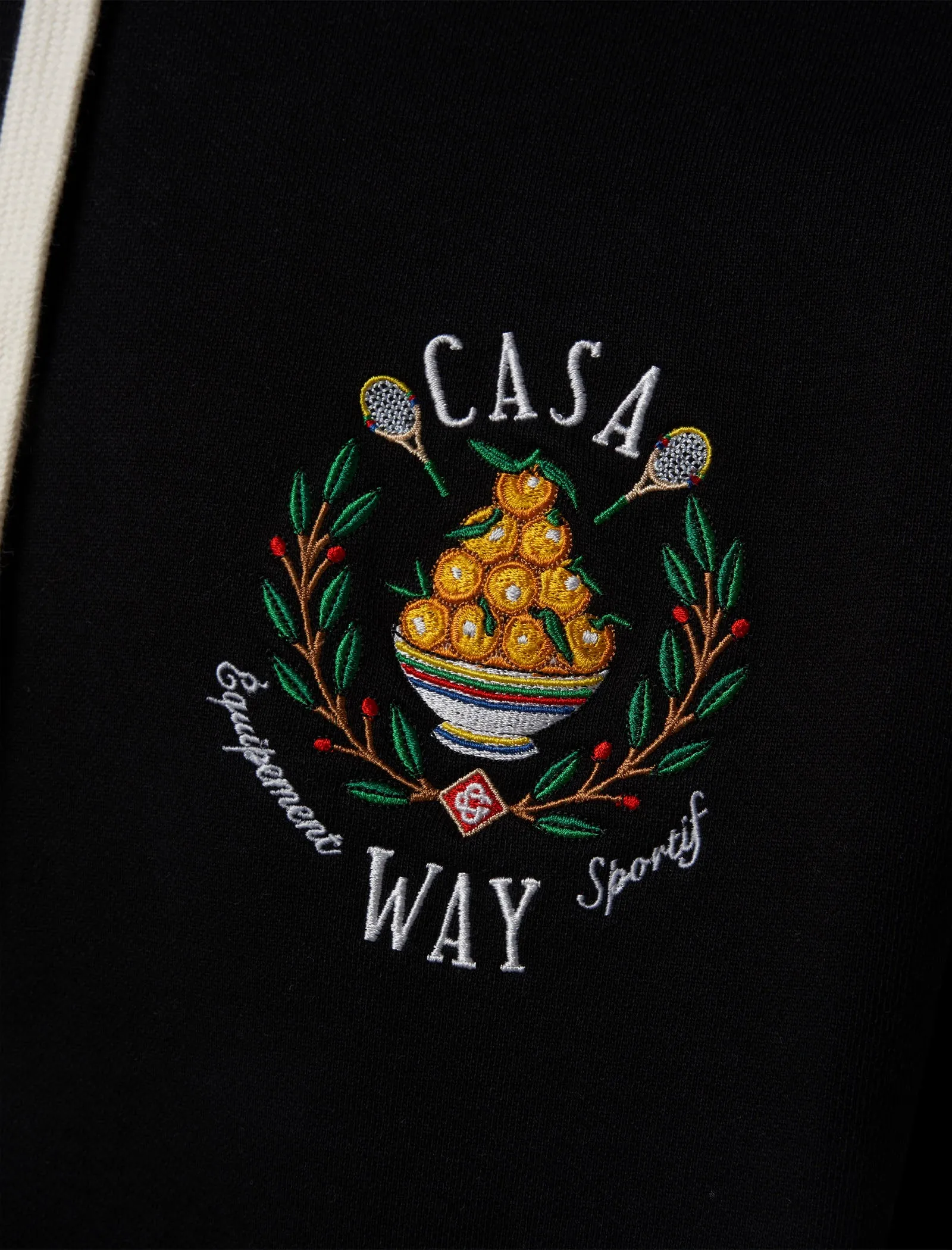 CASA WAY EMBROIDERED HOODIE