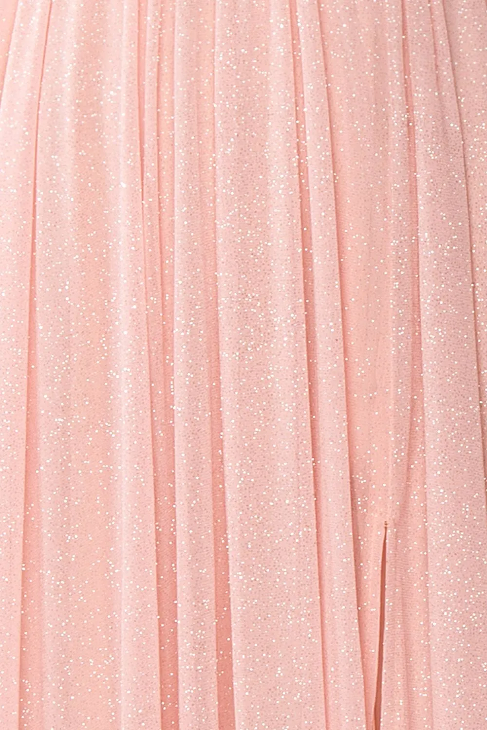 Cephee Blush | Pink Maxi Glitter Dress