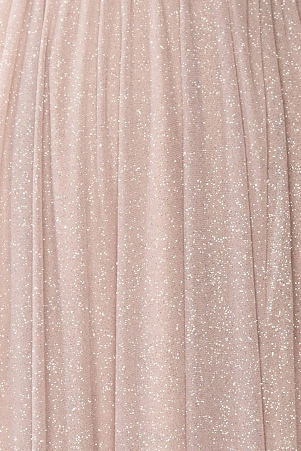 Cephee Taupe | Maxi Glitter Dress