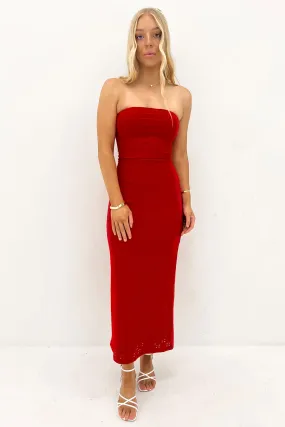 Charlee Maxi Dress Red