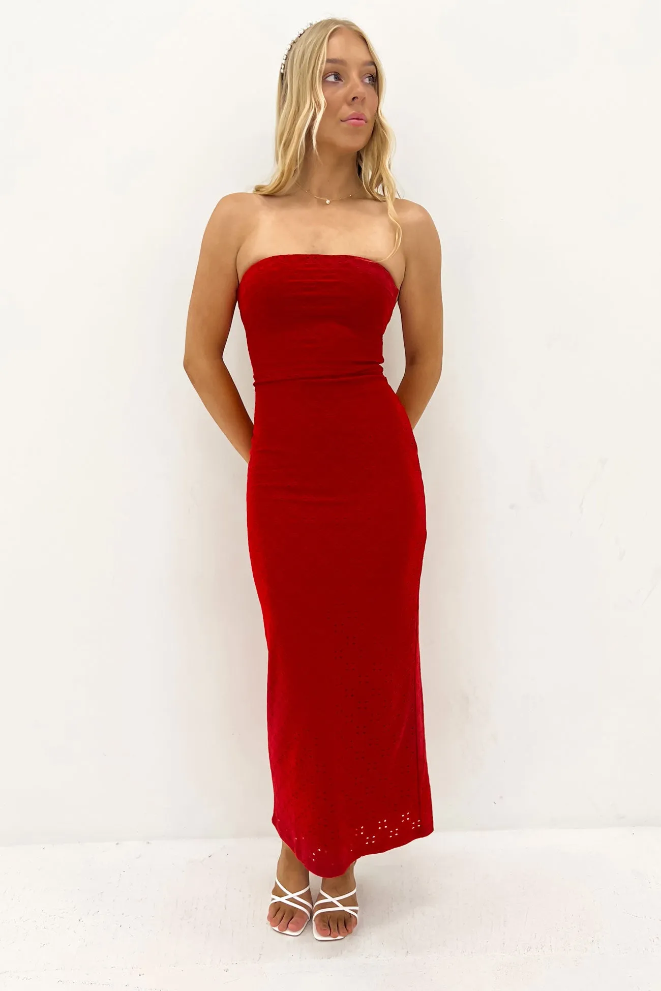 Charlee Maxi Dress Red