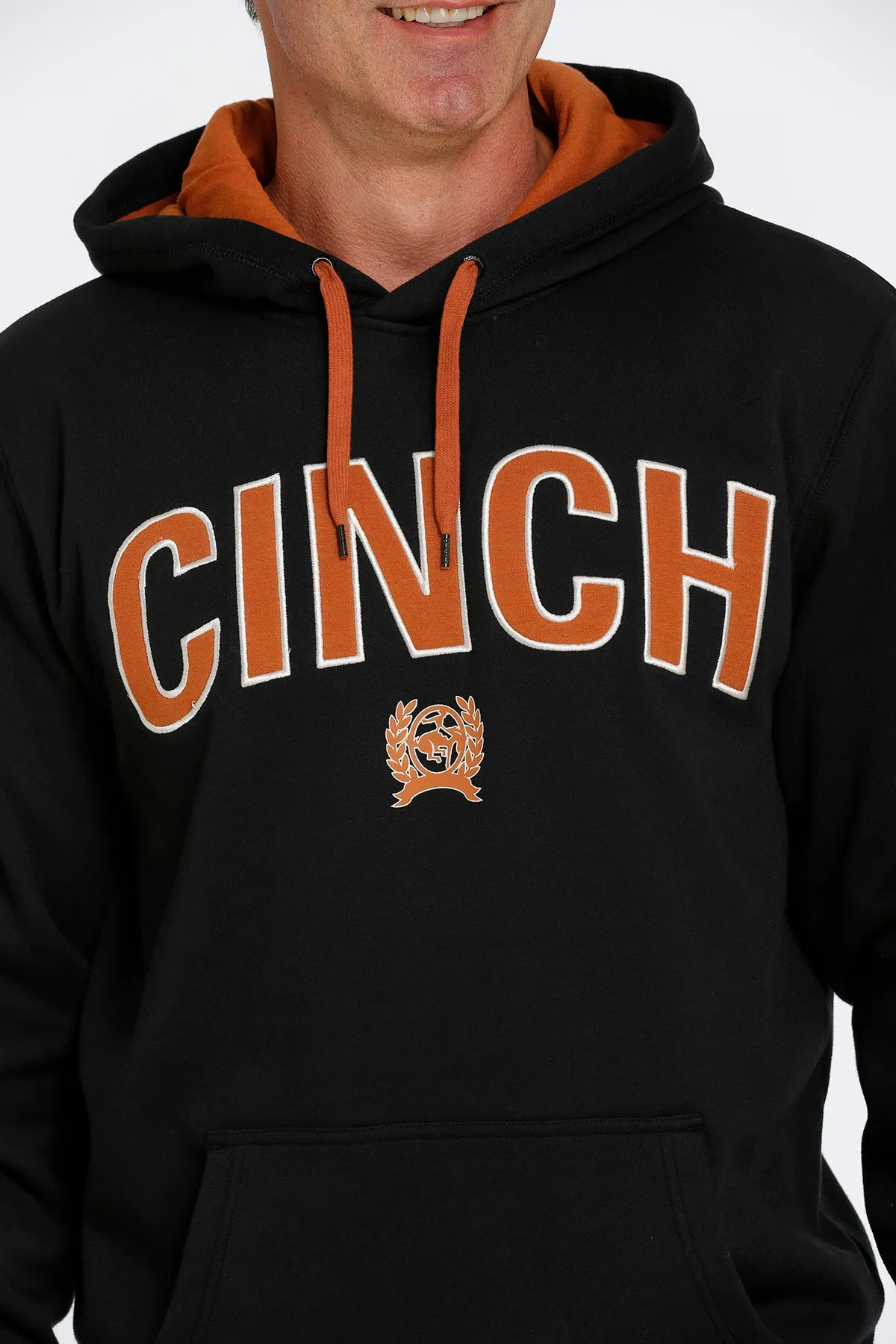 Cinch Men's Black Pullover Hoodie